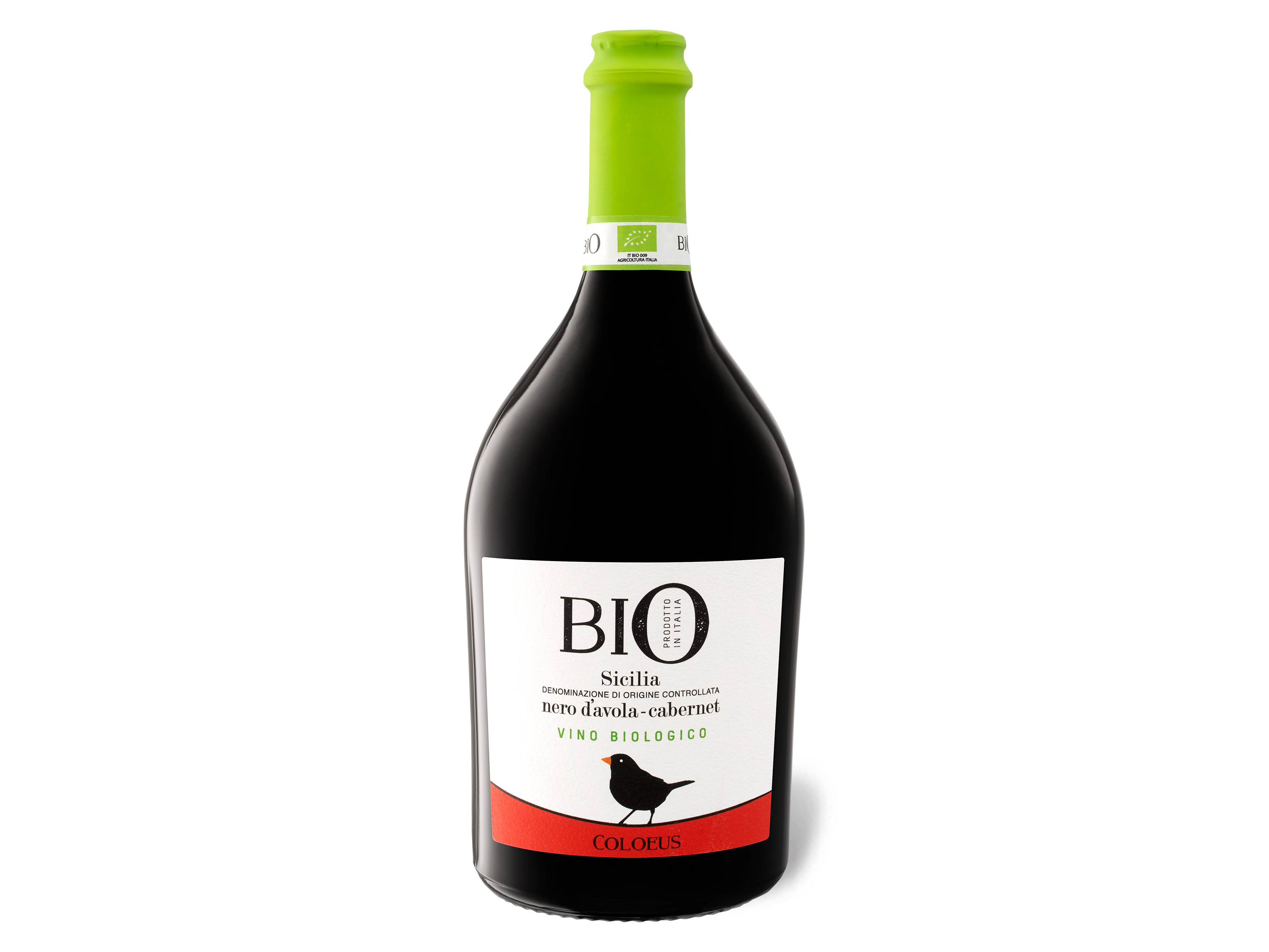 BIO Coloeus Sicilia Nero d%27Avola Cabernet DOC trocken, Rotwein 2020 Wein & Spirituosen Lidl DE
