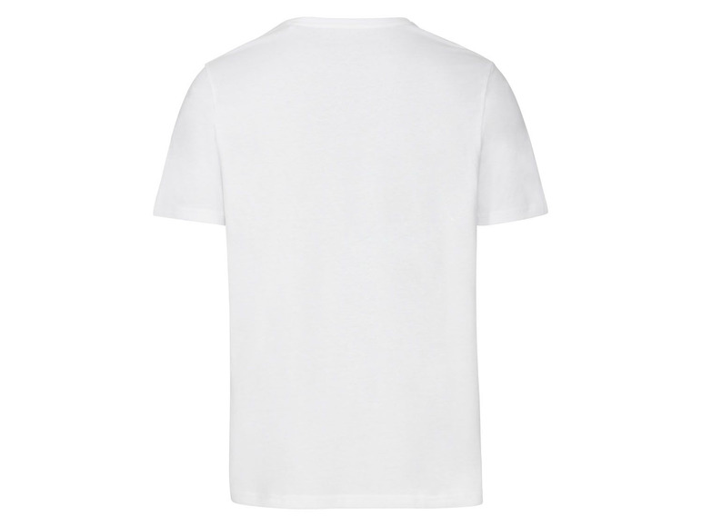 Gehe zu Vollbildansicht: LIVERGY® T-Shirt Herren, 2 Stück, mit Rundhalsauschnitt - Bild 4