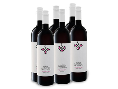 6 x 0,75-l-Flasche Weinpaket PODMANICZKY Balatoni Cabernet Sauvignon PGI trocken, Rotwein