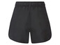 Schwarze Sport Shorts mit elastischem Bund.