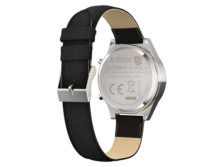 Gehe zu Vollbildansicht: AURIOL Funk Armbanduhr, mit Metallgehäuse - Bild 3