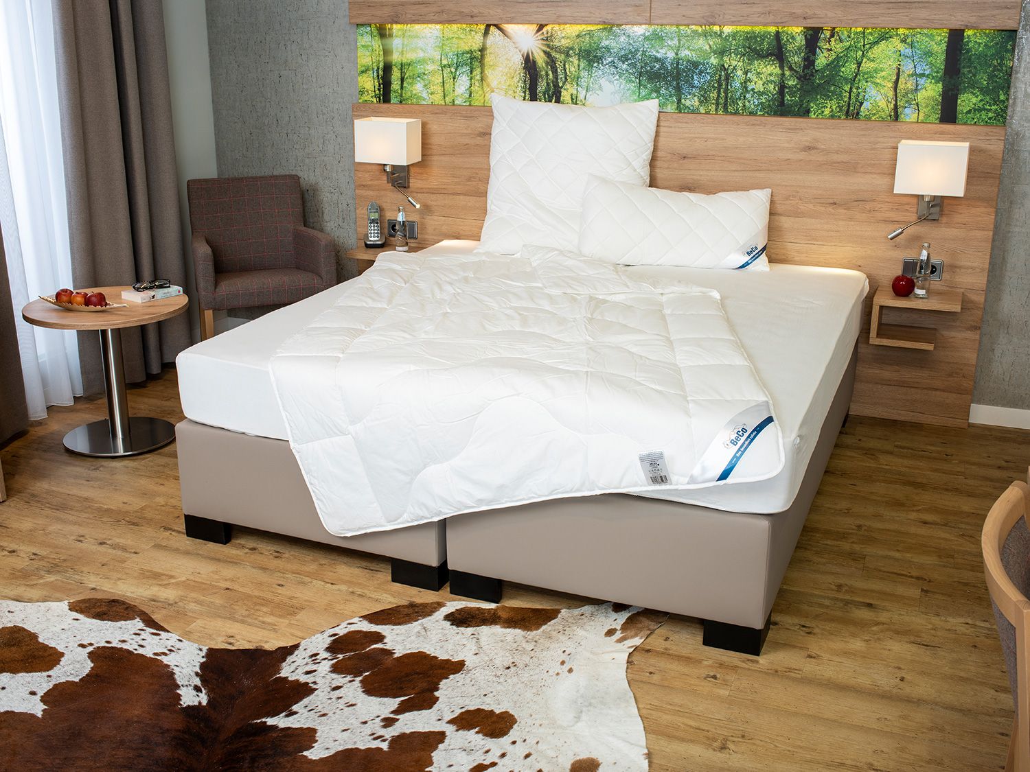 BeCo Sommer-Bettdecke Proneem mit Milbenschutz, leicht (155 X 220 CM) | 04019793429321