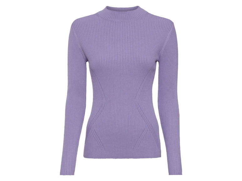 Gehe zu Vollbildansicht: esmara Damen Pullover, in Rippstrick-Qualität - Bild 2