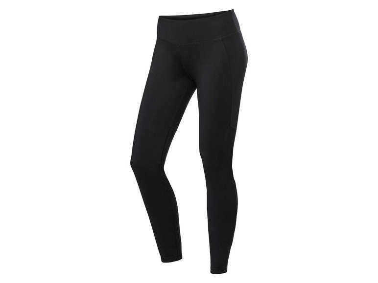 Schwarze Leggings zum Sport.