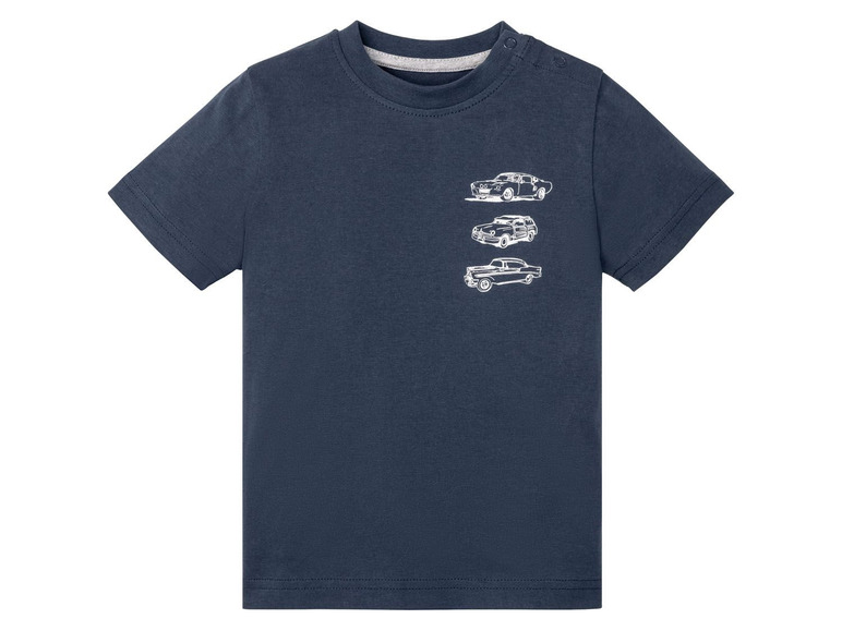 Gehe zu Vollbildansicht: LUPILU® Kleinkinder Jungen T-Shirts, 3 Stück, mit Bio-Baumwolle - Bild 6