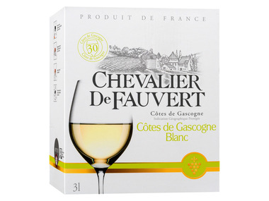 Chevalier de Fauvert Côtes de Gascogne Blanc IGP trocken Bag-in-Box, Weißwein 2020
