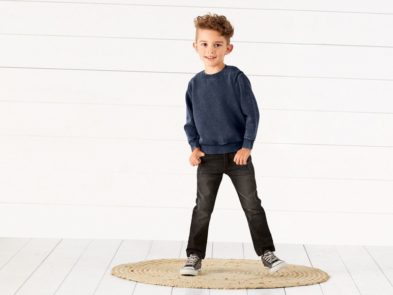 Gehe zu Vollbildansicht: LUPILU® Kleinkinder Sweatshirt Jungen, mit Baumwolle - Bild 16