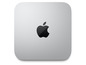Die Vorderseite eines silbernen Apple Mac mini.