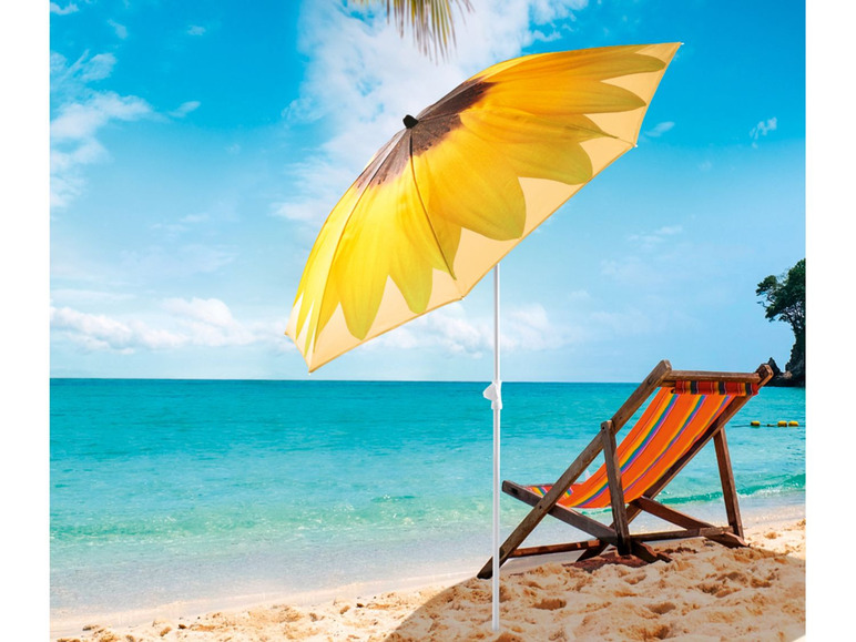 Gehe zu Vollbildansicht: FLORABEST® FLORABEST Sonnenschirm »Früchte«, 160 cm Durchmesser, UV-Schutz 50+, Knickvorrichtung - Bild 11