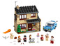 LEGO Harry Potter Privet Drive mit Haus, Auto und Minifiguren.