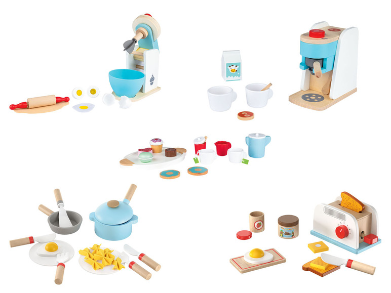 Gehe zu Vollbildansicht: Playtive Holzspielzeug-Set »Küchenzubehör« - Bild 1
