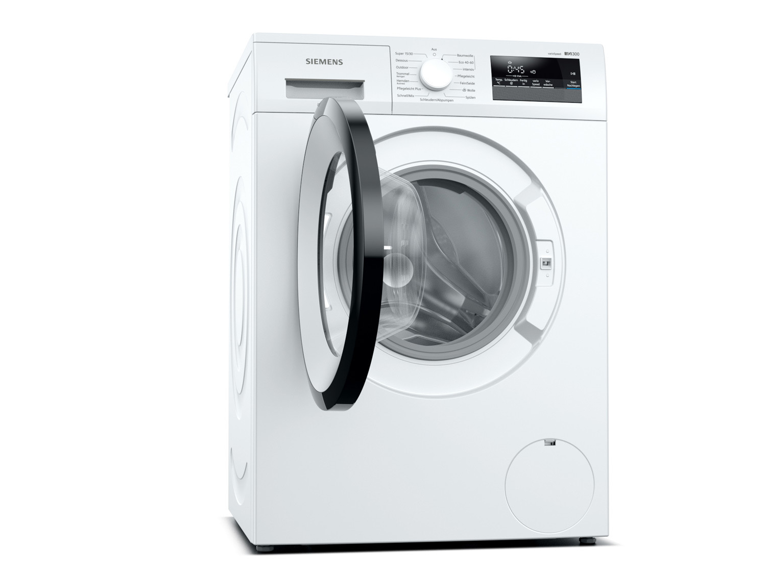 15-Minuten Waschprogramm / 7,00 kg Siemens iQ300 WM14E220 Waschmaschine Nachlegefunktion Schnellwaschprogramm 1.400 U/min 165 kWh A+++