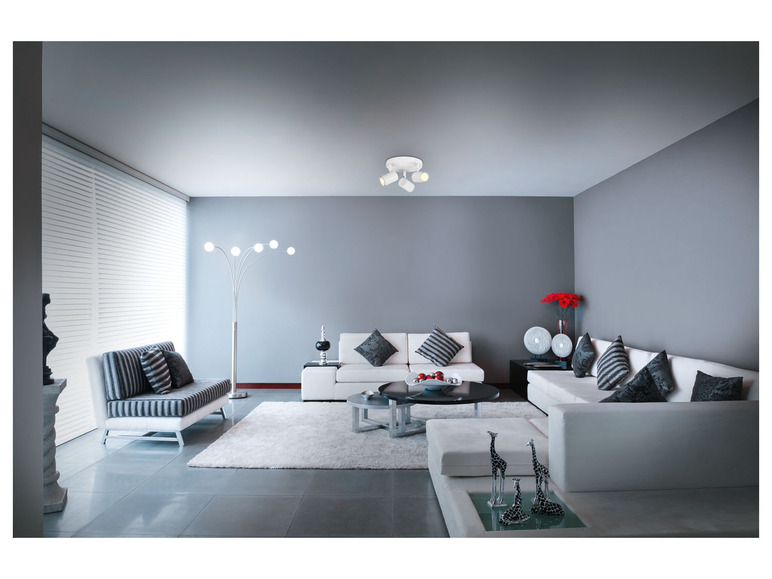 Gehe zu Vollbildansicht: LIVARNO home Deckenspot, 3-teilig, mit Lichtfarbensteuerung »Zigbee Smart Home« - Bild 5