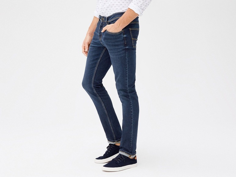 Gehe zu Vollbildansicht: LIVERGY® Jeans Herren, Slim Fit, mit Baumwolle, mit Elasthan - Bild 6