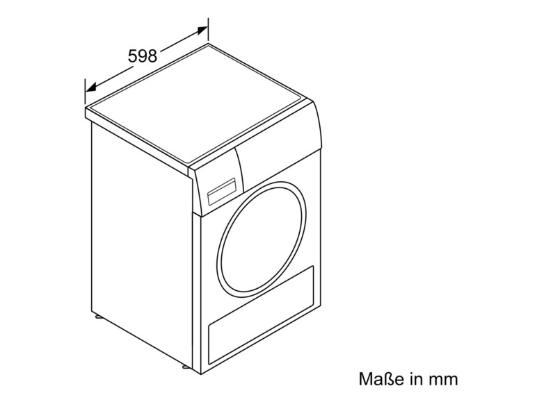 Gehe zu Vollbildansicht: Siemens Wärmepumpentrockner »WT45HVA1« 8kg weiß - Bild 7