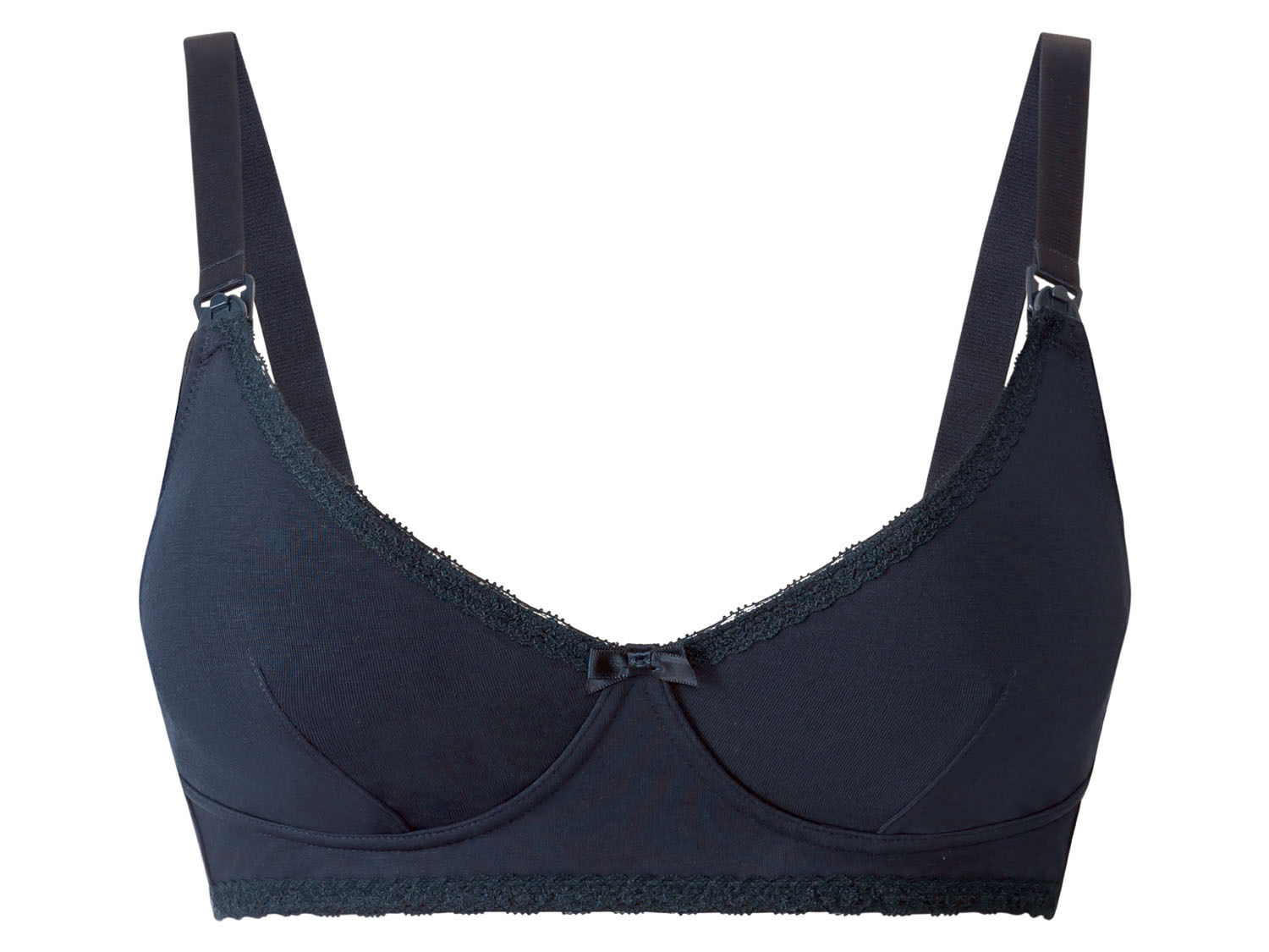 ESMARA® 2 Damen Still-BHs (marine/grau, 85E) – Bild 2 von 4