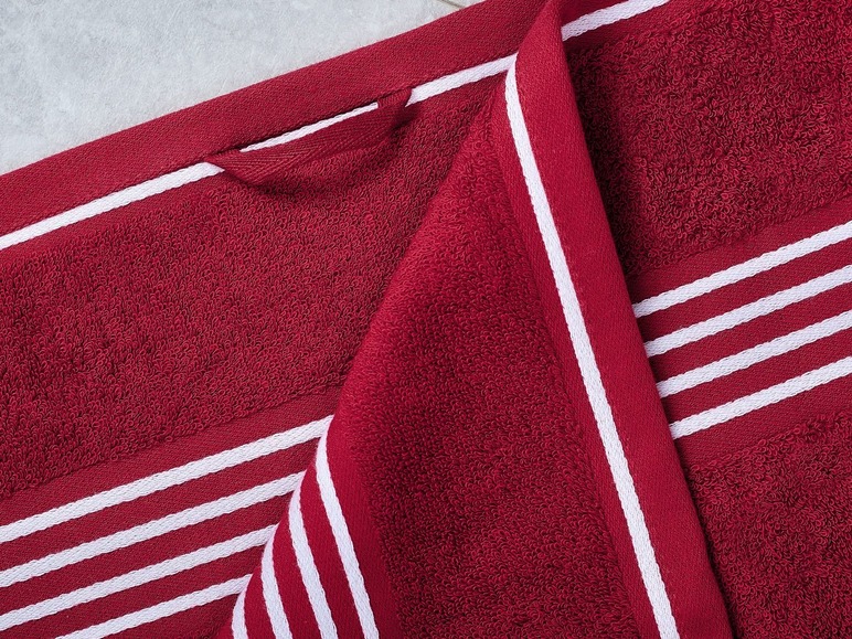 Gehe zu Vollbildansicht: Gözze Handtuch »Rio«, reine Baumwolle, mit Bordüre und Kordelaufhänger, hochwertig - Bild 22