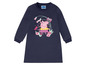 Ein dunkelblaues Peppa Pig Kleid mit langen Ärmeln.