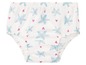 Baby-Unterhose mit Sternen- und Herzchenmuster.