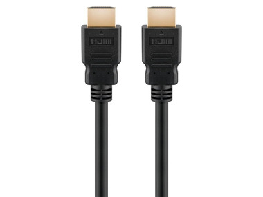 Goobay Ultra High-Speed HDMI™ Kabel mit Ethernet, 8K, schwarz, 1,5 m