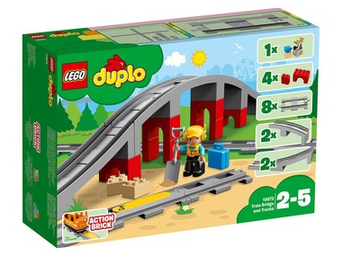 LEGO® DUPLO® - LEGO® DUPLO® 10872 Eisenbahnbrücke und Schienen