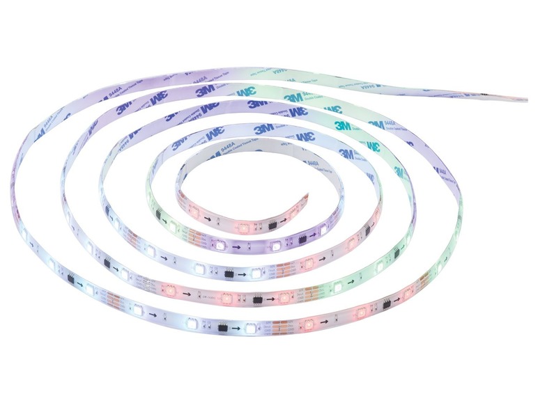 Gehe zu Vollbildansicht: LIVARNO LUX® LED Band, digital, mit 166 Leuchteffekten, 6-stufig dimmbar - Bild 8