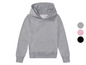 Graue Kapuzenjacke.
