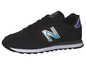 Schwarze New Balance Sneaker mit schimmerndem 'N'