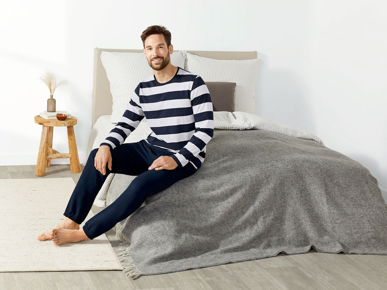 Gehe zu Vollbildansicht: LIVERGY® Herren Pyjama, mit Baumwolle - Bild 11