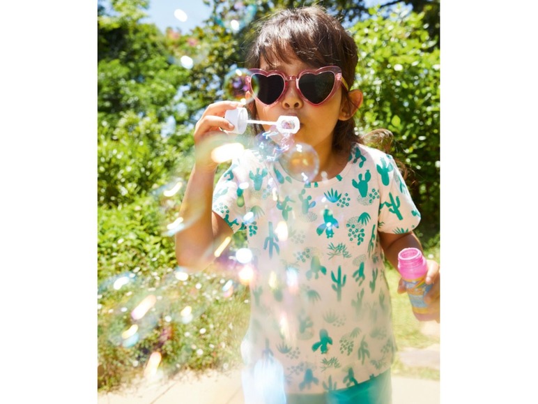 Gehe zu Vollbildansicht: LUPILU® Kleinkinder T-Shirts Mädchen, 2 Stück, aus Baumwolle - Bild 14