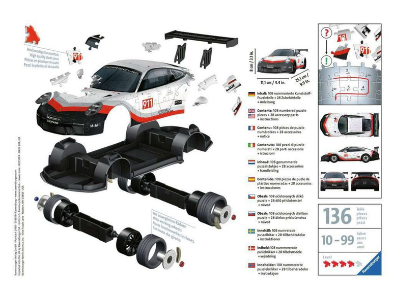 Gehe zu Vollbildansicht: Ravensburger Porsche 911 GT3 Cup - Bild 2