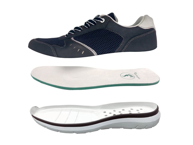 Gehe zu Vollbildansicht: Footflexx Sneaker Herren, G-Weite, mit Lederdecksohle, Footflexx-Innensohlen-System - Bild 10