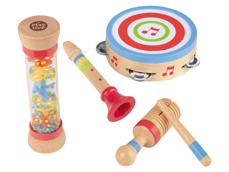 Gehe zu Vollbildansicht: PLAYTIVE® Kinder Musikset, mit 4 Musikinstrumenten - Bild 5