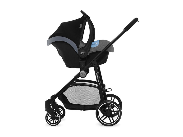 Gehe zu Vollbildansicht: Kinderkraft 3in1 Kinderwagen »Rome«, Travel System mit Kinderwagen, Babywanne und Autositz - Bild 23