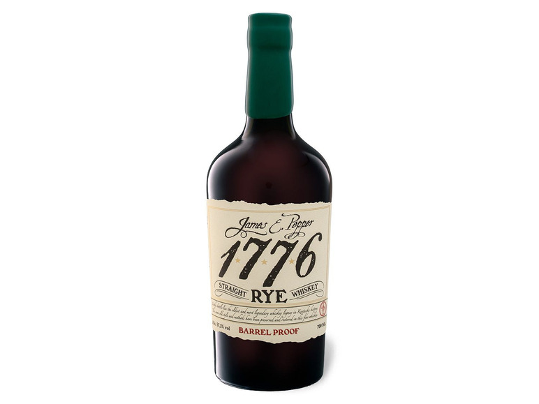 Gehe zu Vollbildansicht: 1776 Rye Barrel Proof Whiskey 57,3% Vol - Bild 1