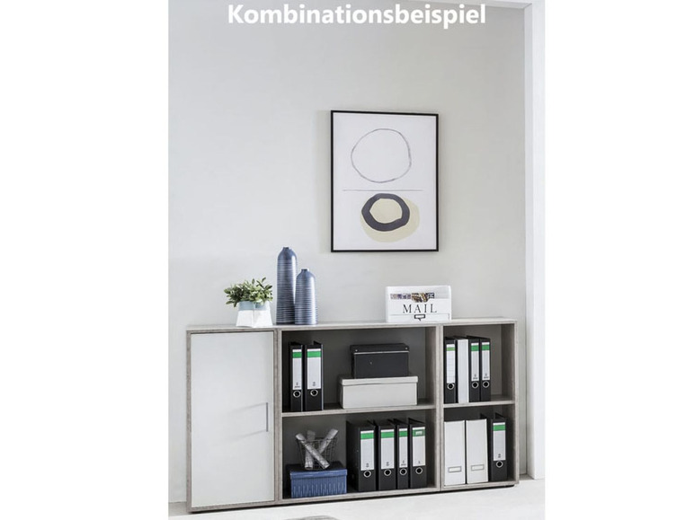 Gehe zu Vollbildansicht: Wilmes Serie Maxi-Office, Schrank schmal mit 1 Tür - Bild 7