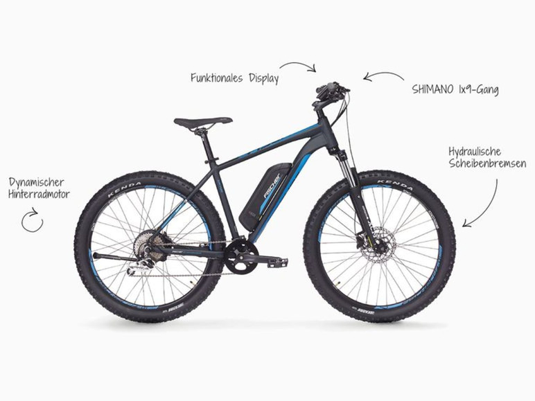 Gehe zu Vollbildansicht: FISCHER E-Bike Mountainbike »Montis 2.0«, MTB, 27,5 Zoll Modell 2021 - Bild 13
