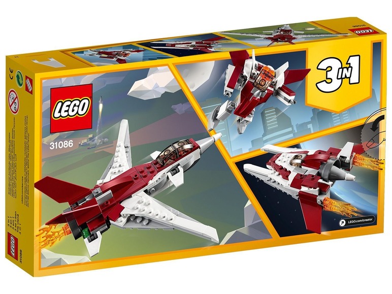 Gehe zu Vollbildansicht: LEGO® Creator 31086 Flugzeug der Zukunft - Bild 3