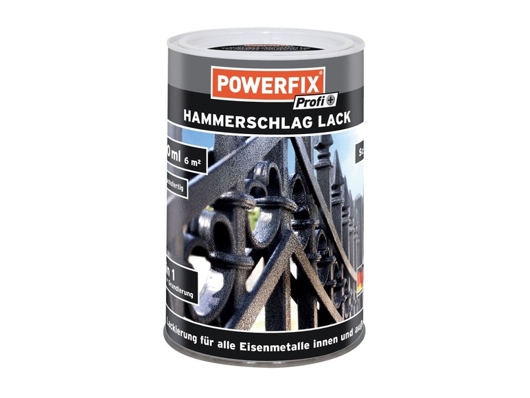 Gehe zu Vollbildansicht: POWERFIX® Hammerschlaglack/ Zinkschutzlack, 750 ml, für innen und außen, wetterbeständig - Bild 4