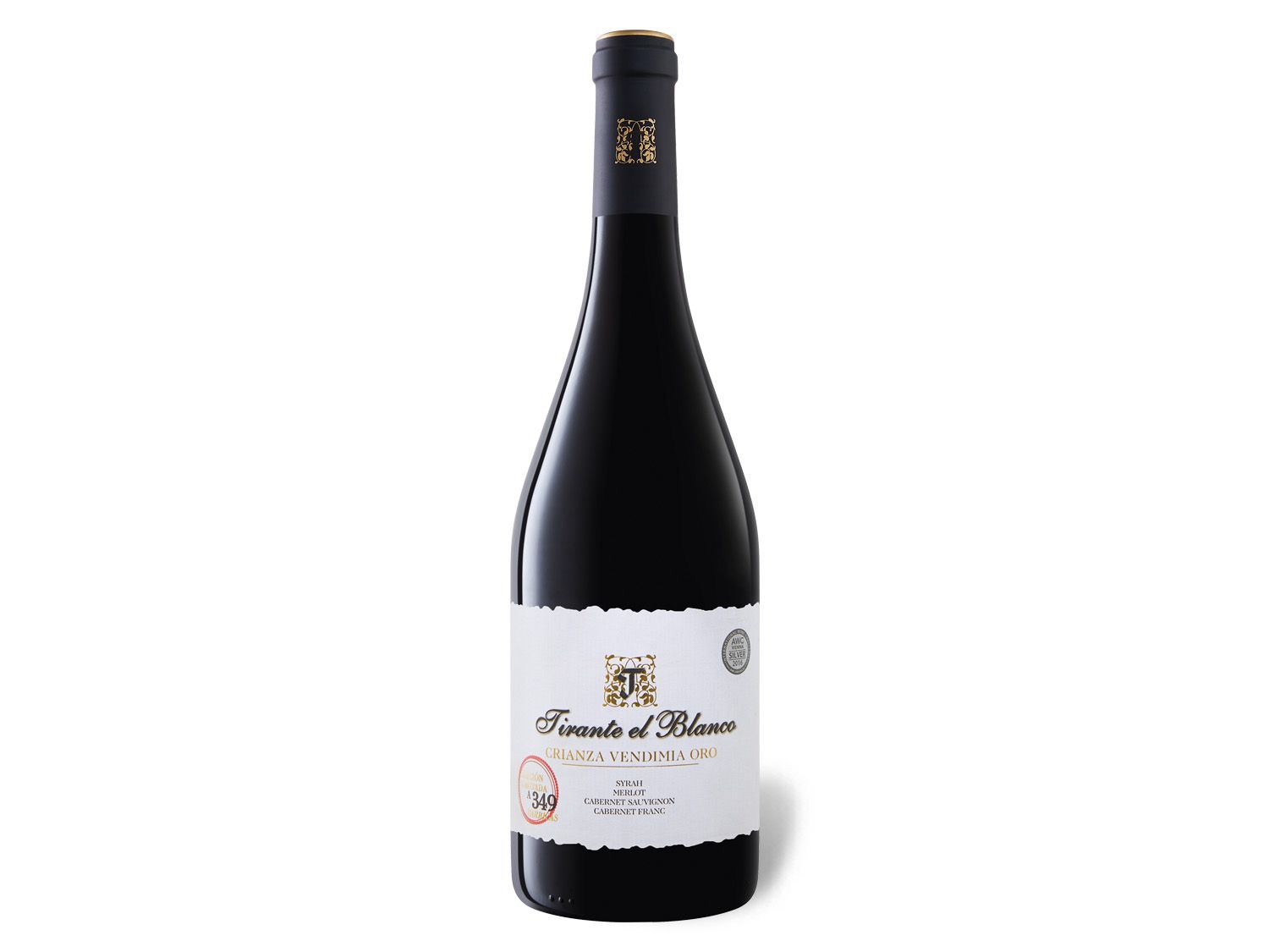 Tirante el Blanco Crianza Vendimia Oro DOP trocken, Rotwein 2017 Wein & Spirituosen Lidl DE