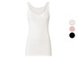 Weißes Tanktop mit Spitzendetails.