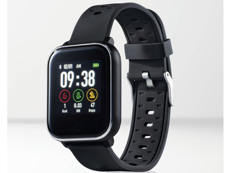 Gehe zu Vollbildansicht: SILVERCREST® Smartwatch Fitness, mit Multi-Sport-Modi, optischer Sensor, 2 Stunden Ladezeit - Bild 4