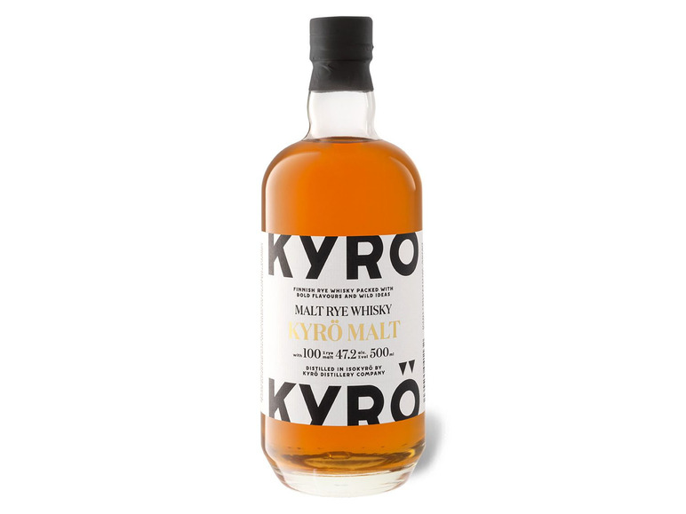 Malt Whisky 47,2% Rye Kyrö Vol