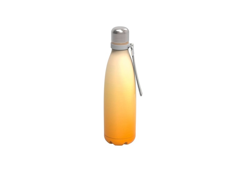 Gehe zu Vollbildansicht: ERNESTO® Isolierflasche, 0,5 l Fassungsvermögen, mit Trageschlaufe, aus Edelstahl - Bild 3