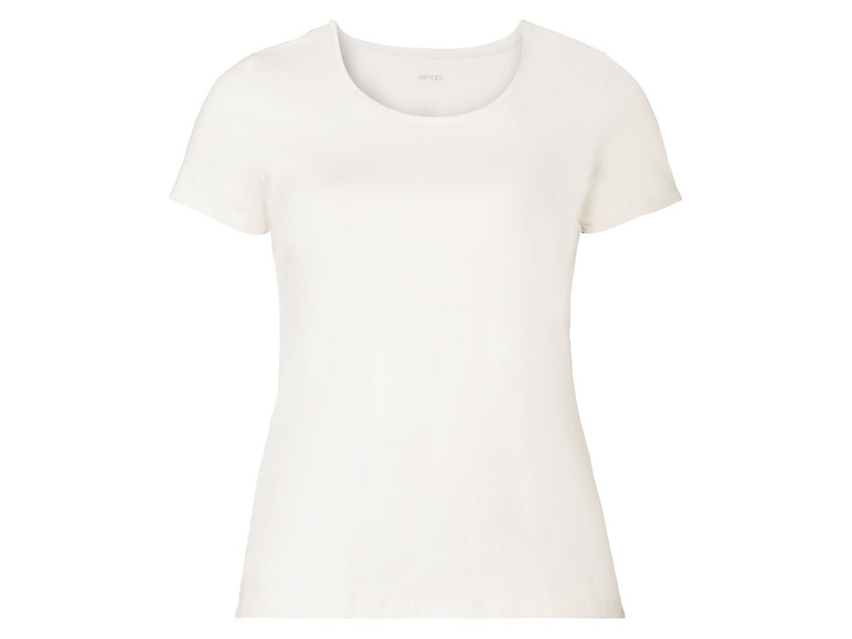 Gehe zu Vollbildansicht: esmara® Damen T-Shirt, 2 Stück, mit hohem Baumwollanteil - Bild 5