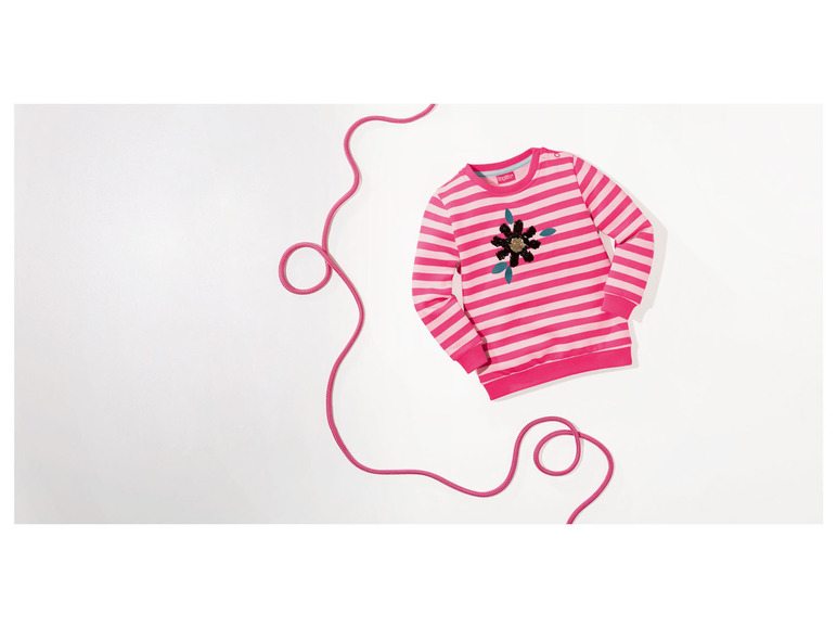 Gehe zu Vollbildansicht: LUPILU® Kleinkinder Mädchen Sweatpullover, mit Baumwolle - Bild 10