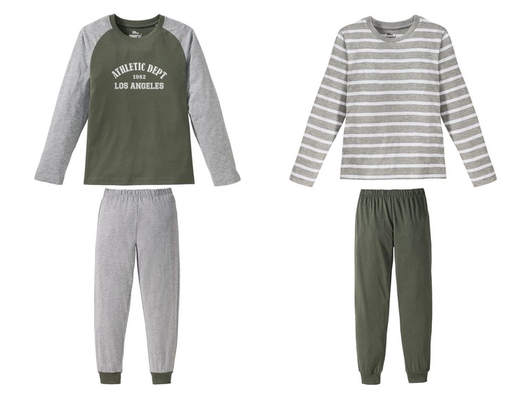 Gehe zu Vollbildansicht: PEPPERTS® Jungen Schlafanzug, 2 Stück, mit Bio-Baumwolle - Bild 2