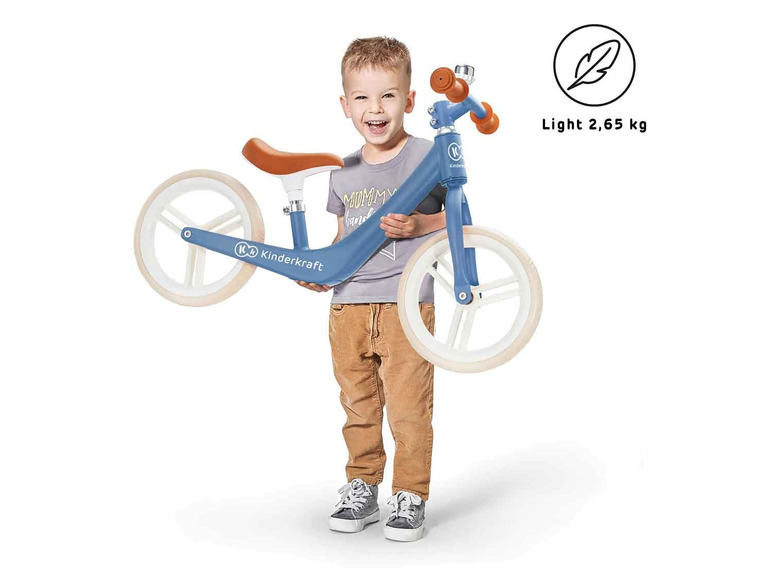 Gehe zu Vollbildansicht: Kinderkraft Laufrad »Fly Plus«, Retro-Optik, ultraleicht, rutschfeste Gummigriffe - Bild 16