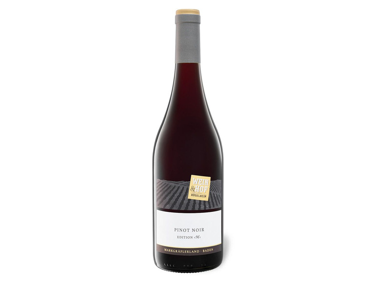 Gehe zu Vollbildansicht: Wein & Hof Hügelheim Pinot Noir QbA »Edition M« trocken, Rotwein 2019 - Bild 1