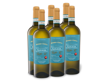 6 x 0,75-l-Flasche Weinpaket Mario del Conte Lugana DOC, Weißwein